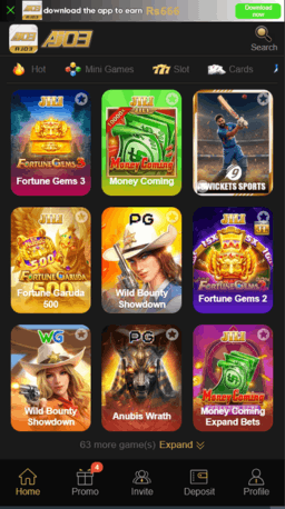 AJ03 Game download and bonuses