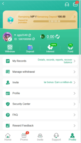 AZ777 Game user interface