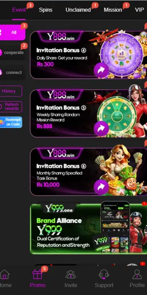 Y888 Bonuses